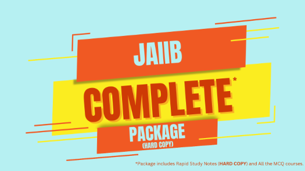 Complete JAIIB Package - Rapid Study Notes (Hard Copy) & MCQ cover