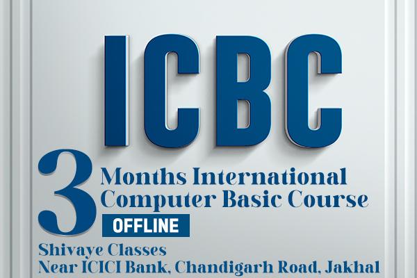 3 Months International Computer Basic Course cover