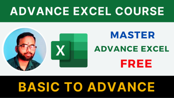 Learn Free Advanced Excel Formulas Complete Course cover