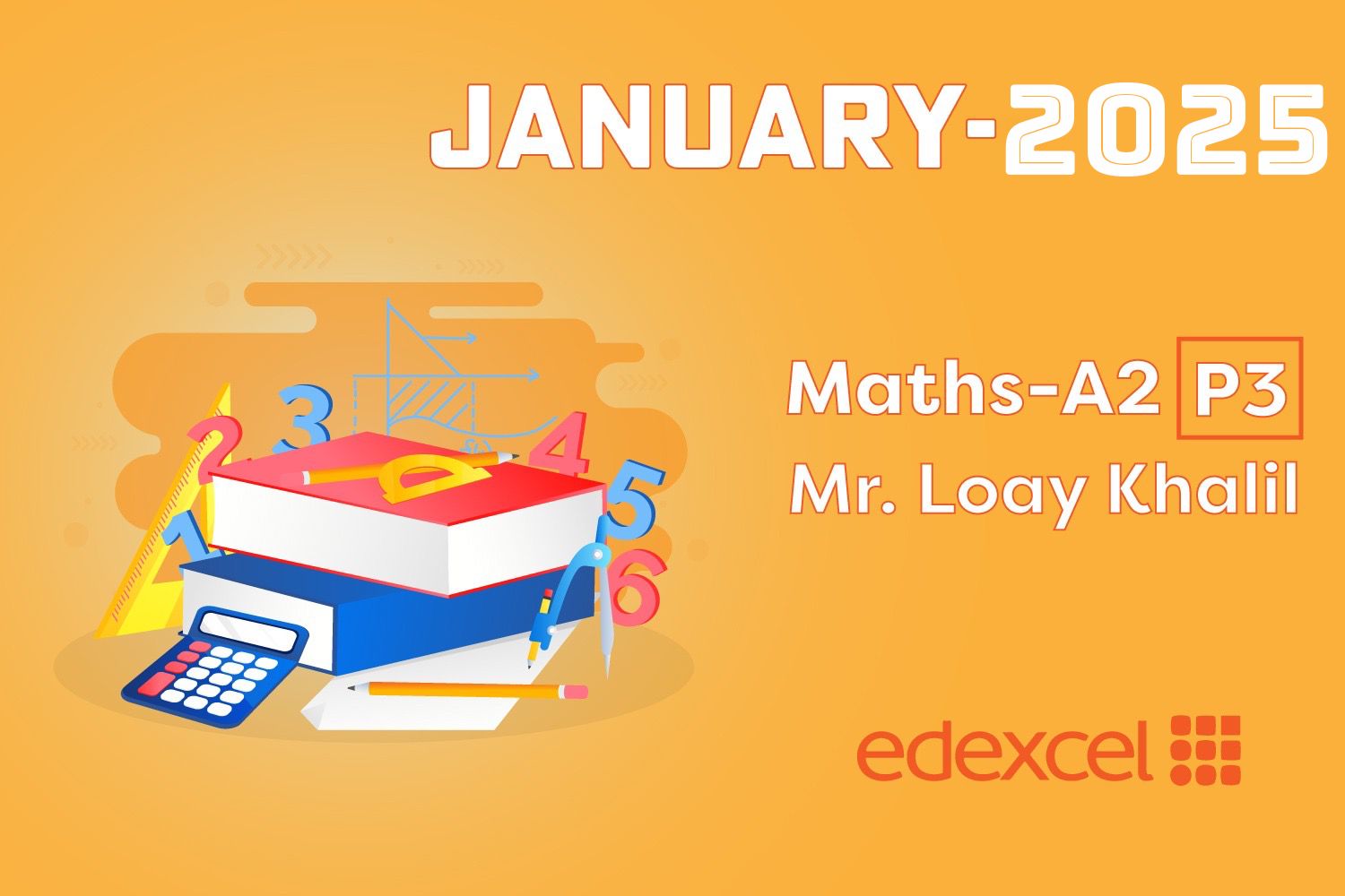 Maths A2 P3 Edexcel January 2025 cover