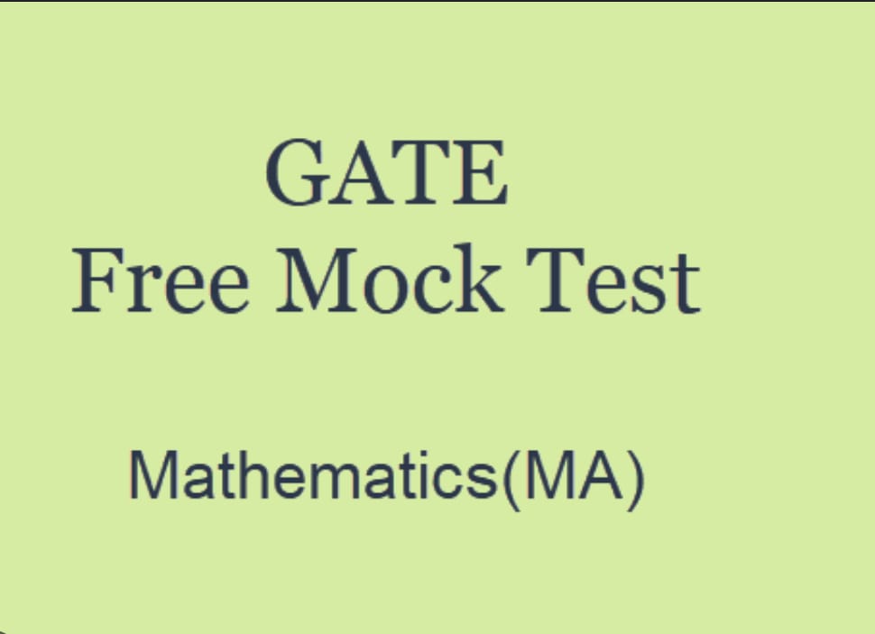 Mathematics Mock Test - GATE cover