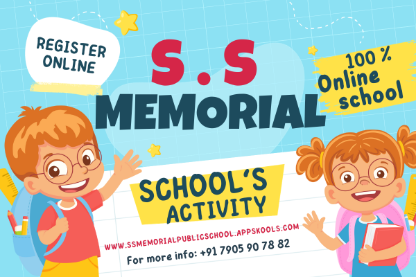 S.S MEMORIAL - SCHOOL'S ACTIVITY  cover