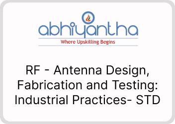 Antenna Design, Fabrication and Testing and Industrial Practices - STD cover
