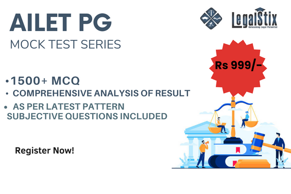 AILET PG Mock Test Series (As per latest pattern) cover