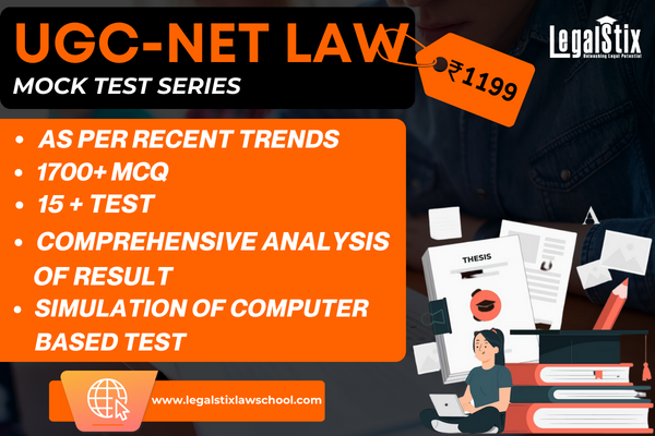 UGC-NET (LAW) Mock Test Series (As per recent trends) cover