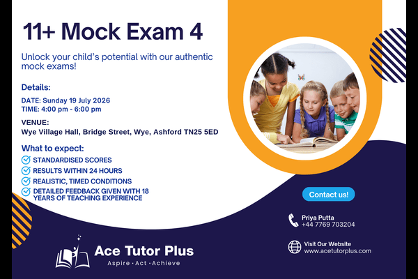 Mock Exam 4 - 11 plus cover