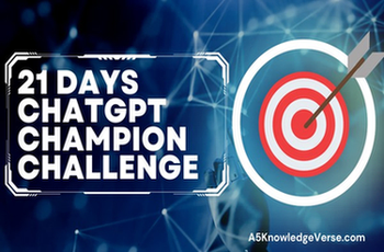21 Days ChatGPT Champion Challenge cover