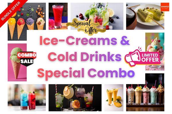 Coldrinks & Ice-cream Special Combo cover