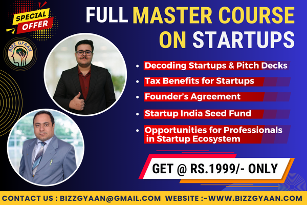 Detailed Boot Camp on Startups and Opportunities for Professional in Startup Ecosystem cover