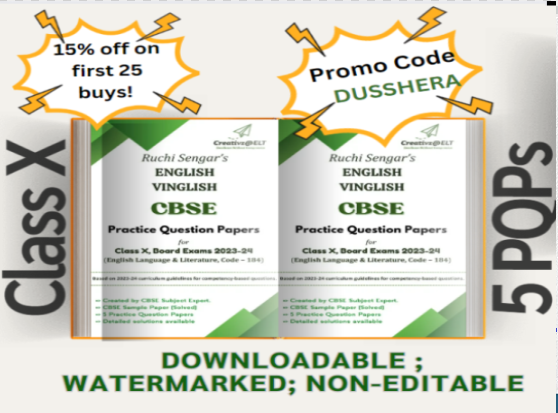 Practice Papers Class X -Ruchi Sengar's ENGLISH VINGLISH cover