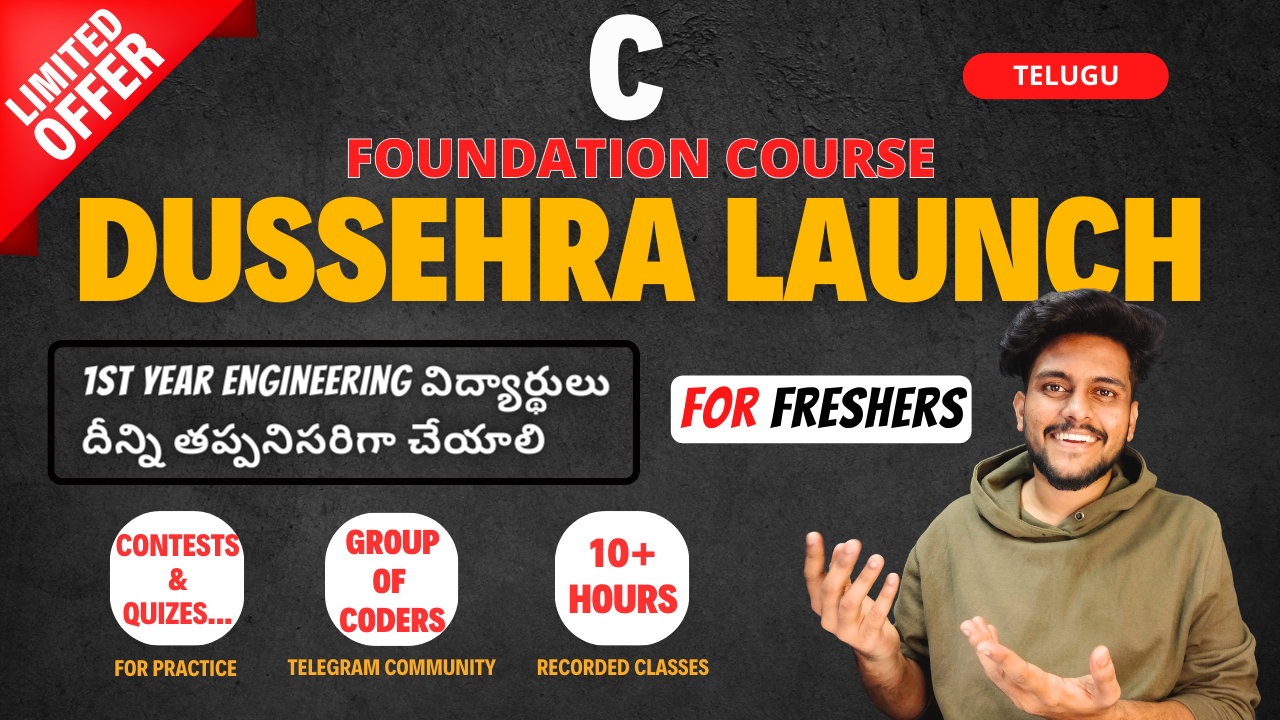 C Foundation Course C Foundation Course