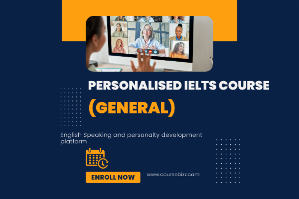 PERSONALIZED IELTS COURSE - ONE MONTH (GENERAL) cover