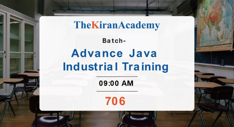 On 706 Advance Java On Job Training Sessions 9:30 AM cover