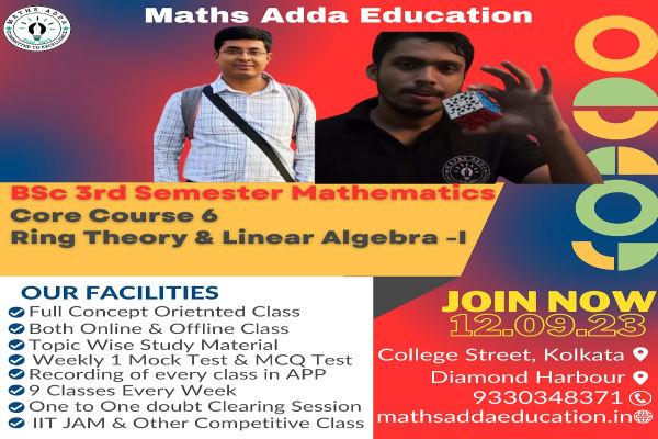 Ring Theory & Linear Algebra-I (CC6) cover