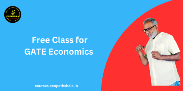 Free Class for GATE Economics cover