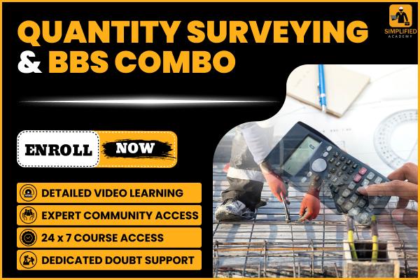 COMBO COURSE : Quantity Surveying & Bar Bending Schedule cover