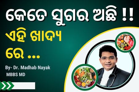 HOW MUCH SUGAR IN YOUR FOOD BY DR. MADHAB NAYAK MD cover