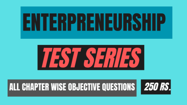 Entrepreneurship test series cover