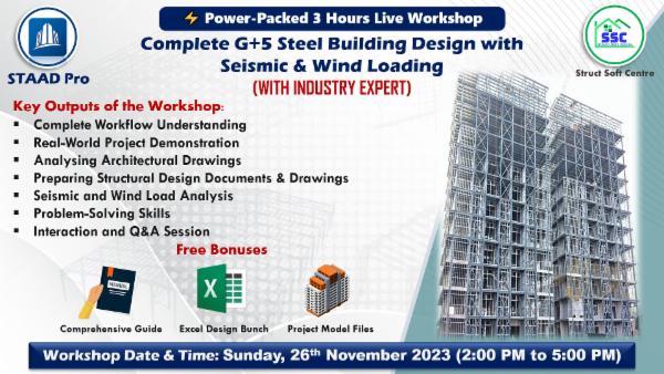 Mastering Complete Steel Building Design Using STAAD Pro cover