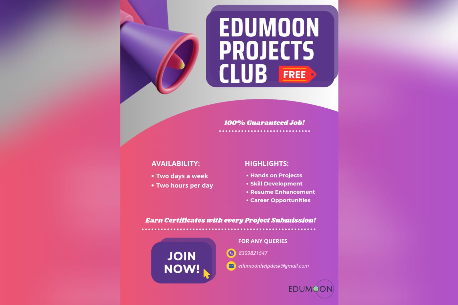 EduMoon Projects Club cover