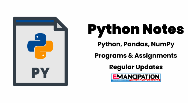 Python Complete Study Material cover