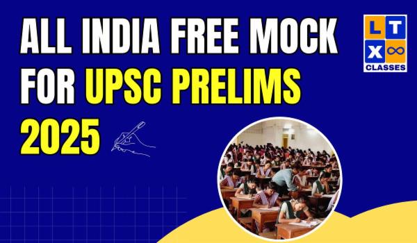 LTX UPSC All India FREE MOCK cover
