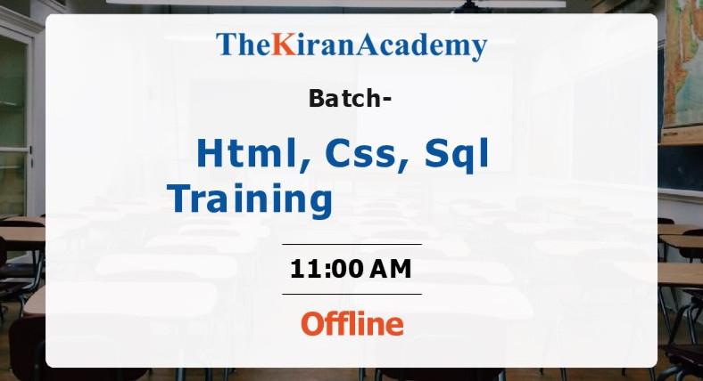 11:00 AM Offline HTML, CSS, Javascript cover