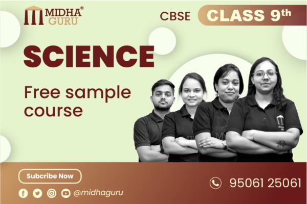 Sample Course Science 9th CBSE cover