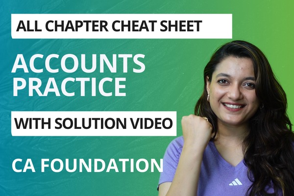 Accounts Practice All Chapter Cheat Sheet – with solution video cover