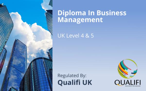 Diploma In Business Management (Level 4 & 5) cover