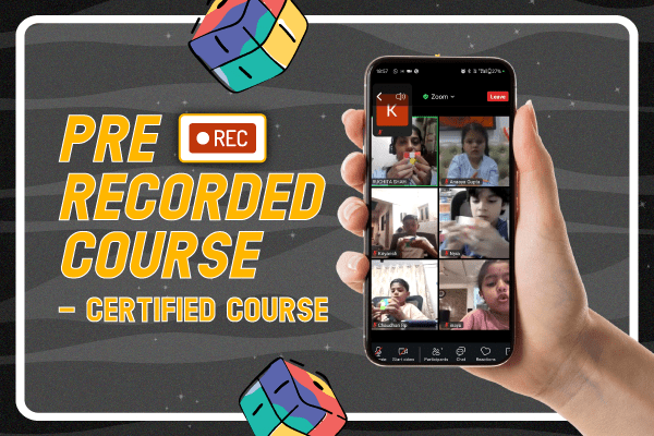 Certified Rubik's Cube Course: Pre-recorded Video | 30+ Simple topics cover