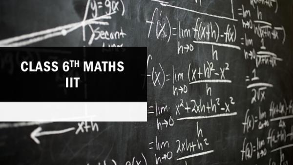 CLASS 6 MATHS IIT cover
