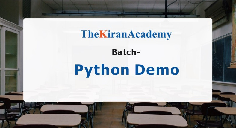 Python Demo cover