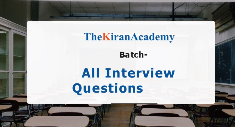 All Interview Questions cover