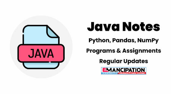Java Complete Notes: Study Material cover