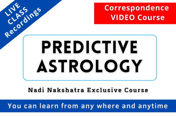 Predictive Astrology : Nadi Nakshatra cover