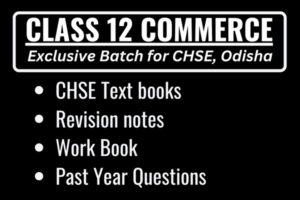 CLASS 12 COMMERCE STUDY MATERIAL cover
