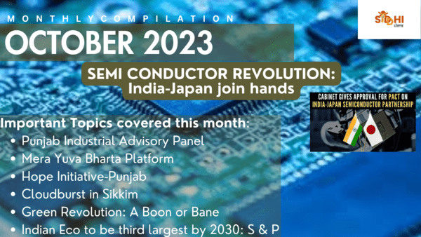 October Monthly Current Affairs Compilation for Punjab PCS 2023-24 cover