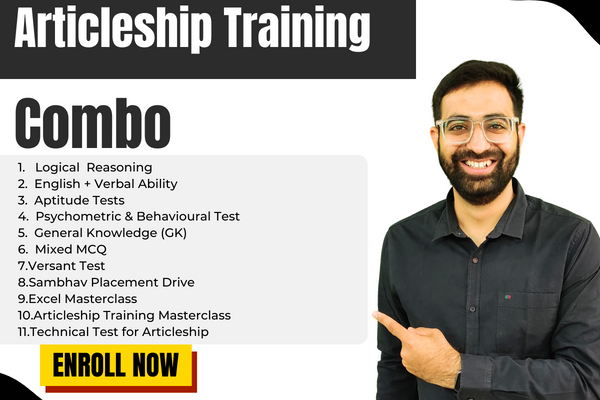 Articleship Training Masterclass CA Monk + JK Shah cover