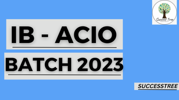 IB ACIO Batch 2023 cover