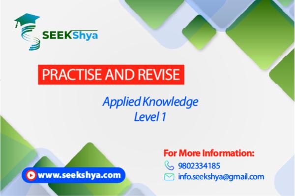 Applied Knowledge (Practice and Revision) cover