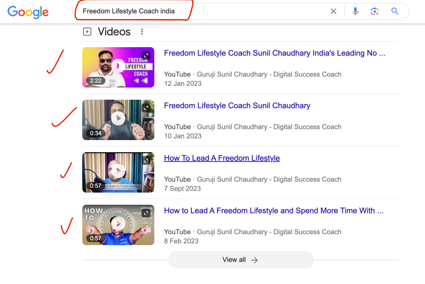 Sunil Chaudhary Best SEO Coach in India World Google Search Results