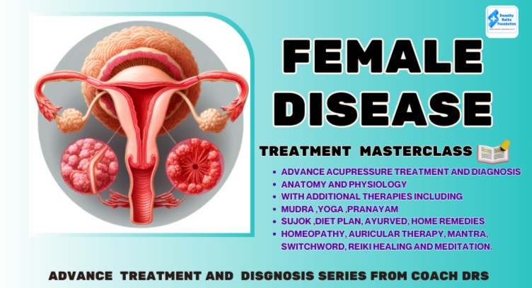 Advance acupressure treatment for female disease cover