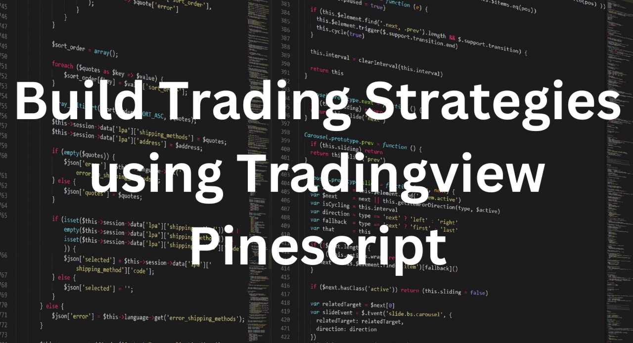 Build Trading Strategies using Tradingview Pinescript cover