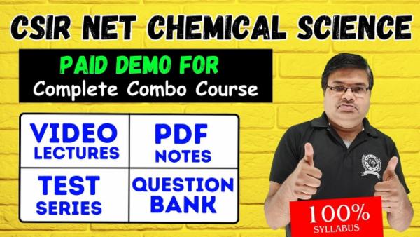 CSIR NET Chemical Science Combo – Paid Demo cover