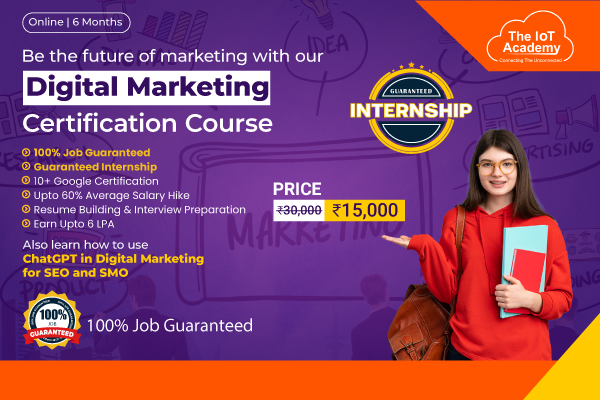 Online Advanced Certification in Digital Marketing cover