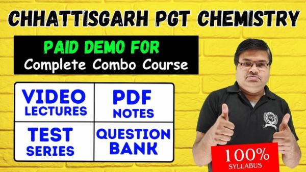 Chhattisgarh PGT Chemistry Combo – Paid Demo cover