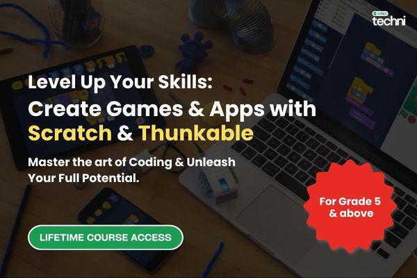 Learn Coding With Thunkable and Scratch cover