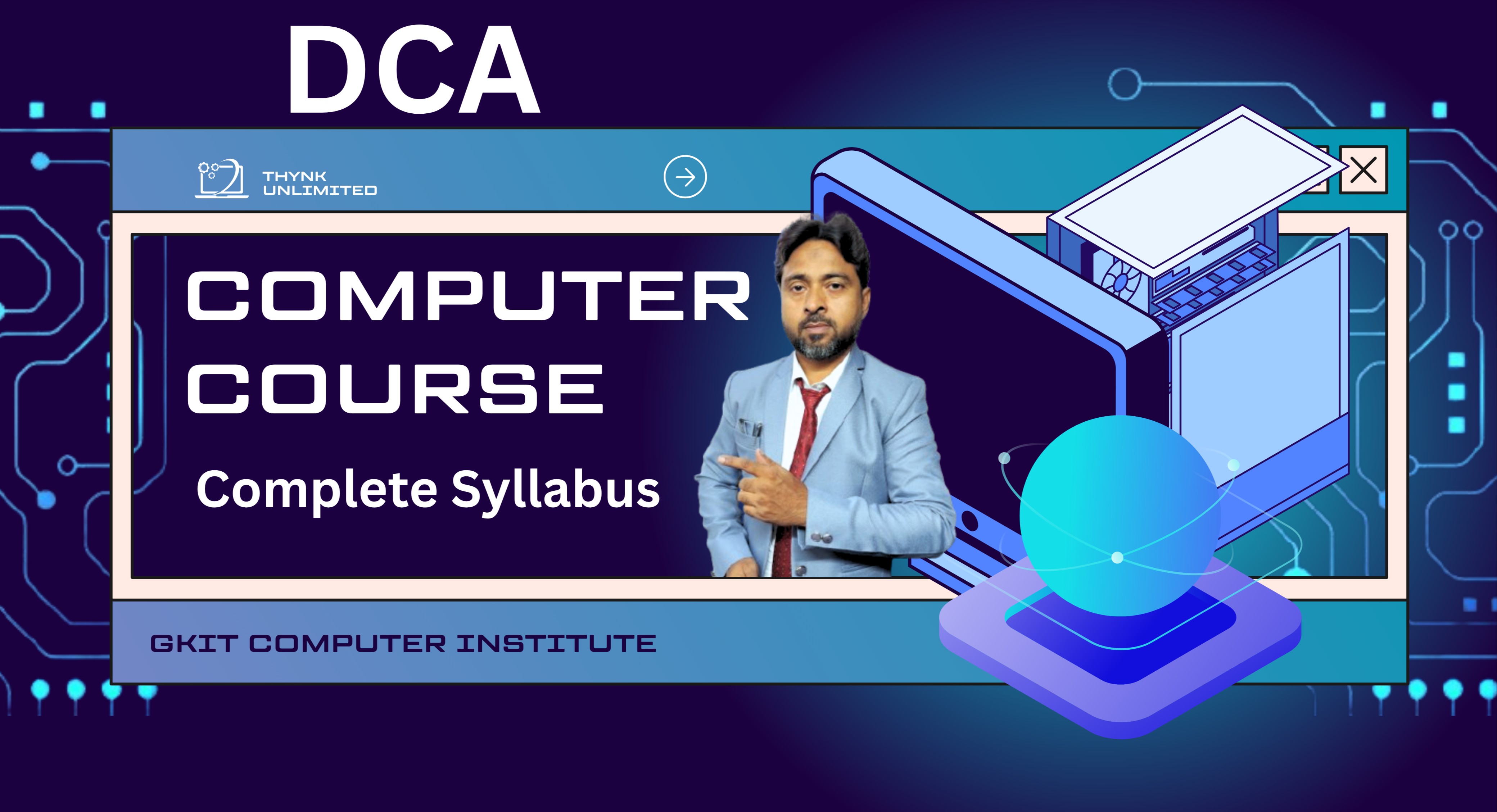 DCA (Diploma In Computer Application) cover
