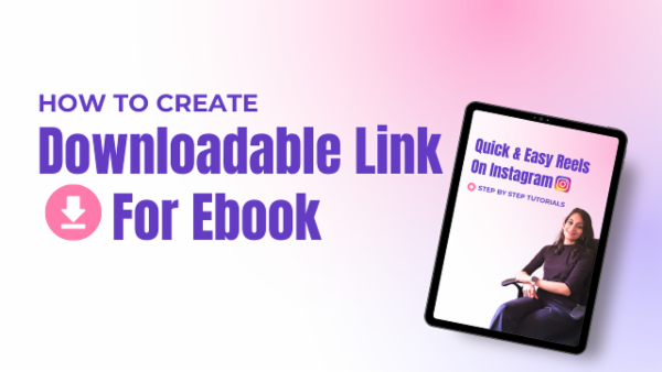 How to create a Link to Download the Free Ebook cover